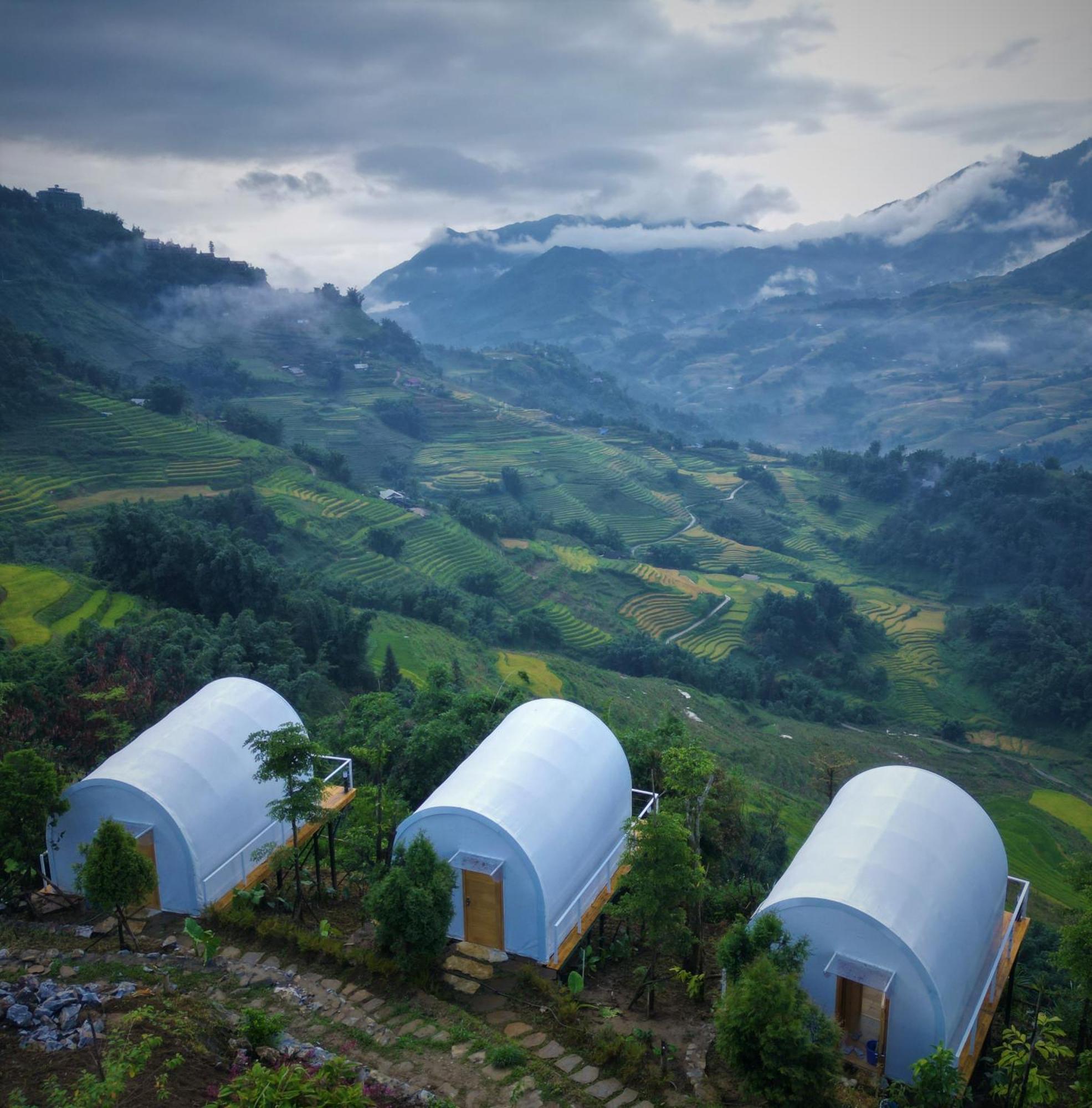 Phansi - Glamping, View Point 360, Bar & Bbq 사파 외부 사진