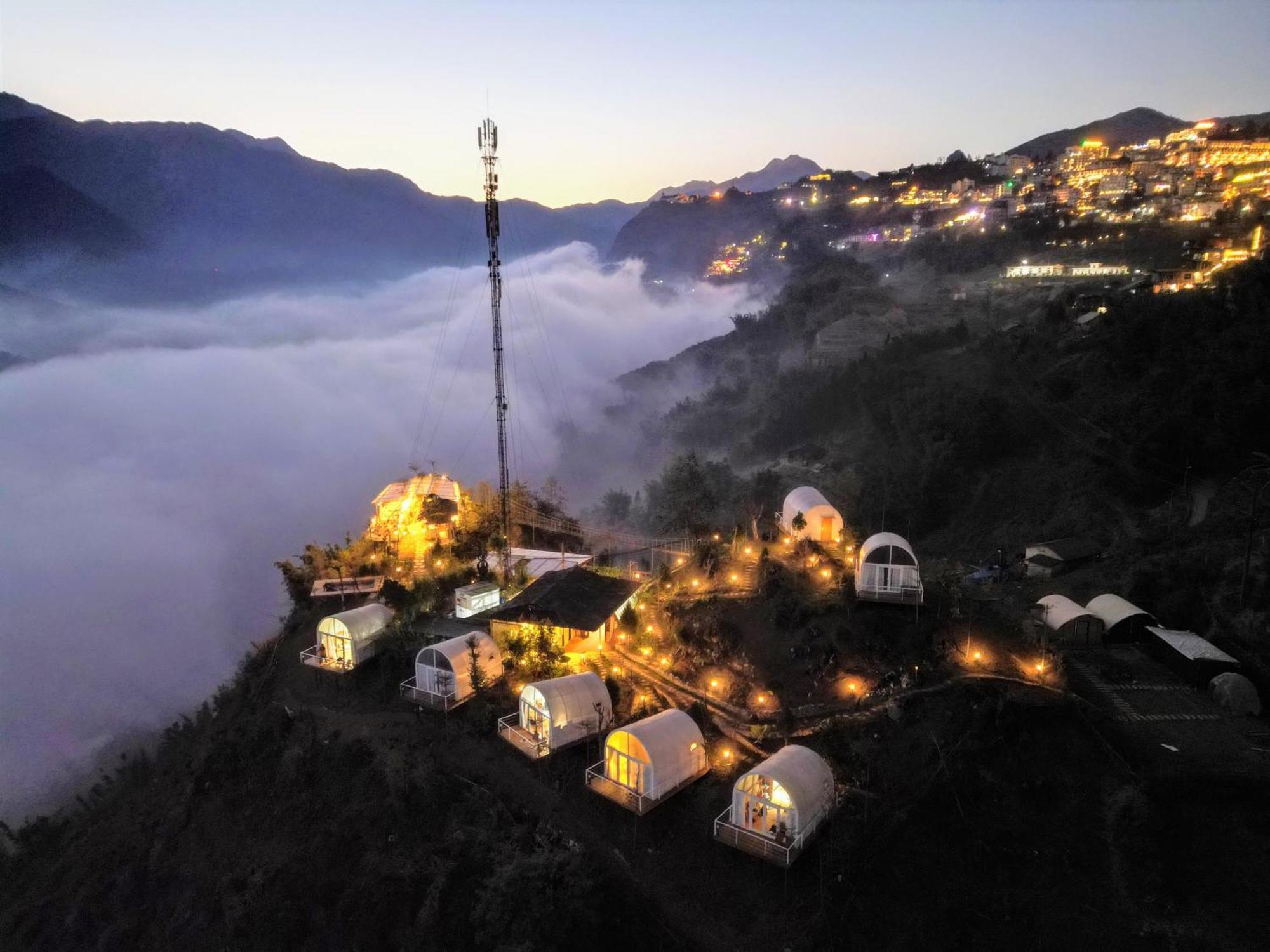 Phansi - Glamping, View Point 360, Bar & Bbq 사파 외부 사진